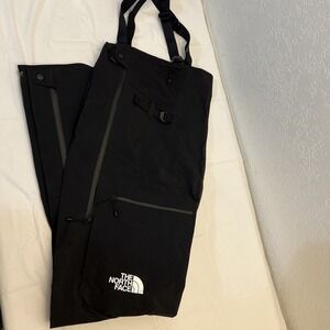 The North Face GTX GORE TEX Waterproof Ski Bibs Black Small Long Womens Pumori